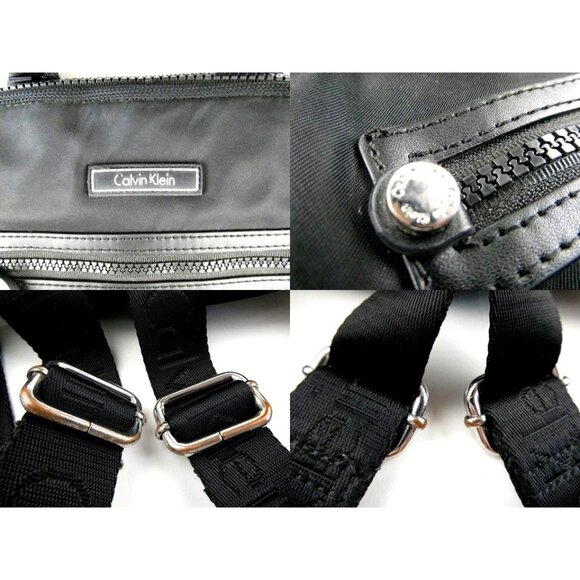 Calvin Klein Womens Black Nylon‎ Backpack